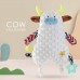 Towel Soft Soother Teether Cuddly Pals - Cow