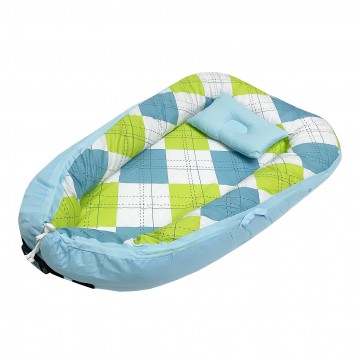 Portable Co-Sleeper W/Infant Pillow - Green