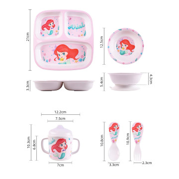 [DW23013-CD + DW23014-CD] Disney Genuine Toddler Melamine Tableware Mealtime Fork &amp; Spoon - Chip