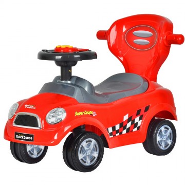3 in 1 Ride On Push Car - Red