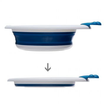 Crown Collapsible Wash Basin - Blue