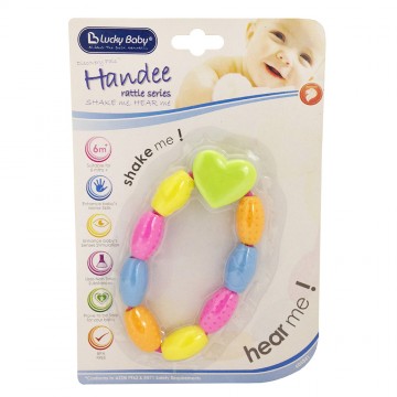 Handee™ Rattle - Heart & Beads