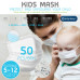[313305x5] K.Kids Earloop 3Ply Face Mask - 50pcs (BLUE ONLY)