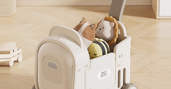 [520161] Smart System Ride On Convertible Push to Toy Cart